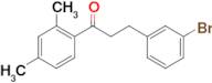 3-(3-bromophenyl)-2',4'-dimethylpropiophenone