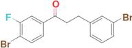4'-bromo-3-(3-bromophenyl)-3'-fluoropropiophenone