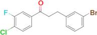 3-(3-bromophenyl)-4'-chloro-3'-fluoropropiophenone