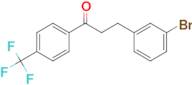 3-(3-bromophenyl)-4'-trifluoromethylpropiophenone