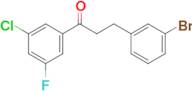 3-(3-bromophenyl)-3'-chloro-5'-fluoropropiophenone