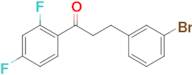 3-(3-bromophenyl)-2',4'-difluoropropiophenone