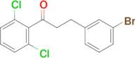 3-(3-Bromophenyl)-2',6'-dichloropropiophenone