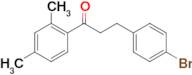 3-(4-bromophenyl)-2',4'-dimethylpropiophenone