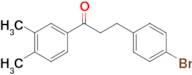 3-(4-bromophenyl)-3',4'-dimethylpropiophenone