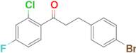 3-(4-bromophenyl)-2'-chloro-4'-fluoropropiophenone