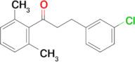 3-(3-chlorophenyl)-2',6'-dimethylpropiophenone