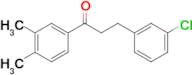 3-(3-chlorophenyl)-3',4'-dimethylpropiophenone