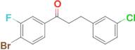 4'-bromo-3-(3-chlorophenyl)-3'-fluoropropiophenone