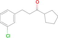 2-(3-Chlorophenyl)ethyl cyclopentyl ketone