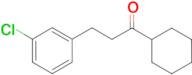 2-(3-chlorophenyl)ethyl cyclohexyl ketone