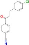 3-(4-chlorophenyl)-4'-cyanopropiophenone