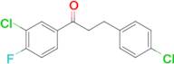 3'-chloro-3-(4-chlorophenyl)-4'-fluoropropiophenone