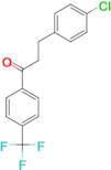 3-(4-chlorophenyl)-4'-trifluoromethylpropiophenone