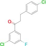 3'-chloro-3-(4-chlorophenyl)-5'-fluoropropiophenone