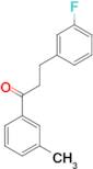 3-(3-fluorophenyl)-3'-methylpropiophenone