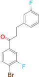 4'-bromo-3'-fluoro-3-(3-fluorophenyl)propiophenone