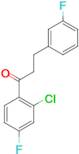 2'-chloro-4'-fluoro-3-(3-fluorophenyl)propiophenone