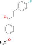 3-(4-fluorophenyl)-4'-methoxypropiophenone