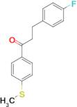 3-(4-fluorophenyl)-4'-thiomethylpropiophenone
