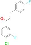 4'-Chloro-3'-fluoro-3-(4-fluorophenyl)propiophenone