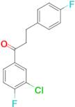 3'-Chloro-4'-fluoro-3-(4-fluorophenyl)propiophenone