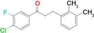 4'-chloro-3-(2,3-dimethylphenyl)-3'-fluoropropiophenone