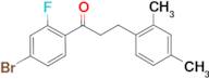 4'-bromo-3-(2,4-dimethylphenyl)-2'-fluoropropiophenone