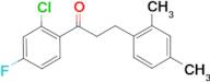2'-chloro-3-(2,4-dimethylphenyl)-4'-fluoropropiophenone