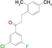 3'-chloro-3-(2,4-dimethylphenyl)-5'-fluoropropiophenone