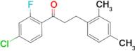 4'-chloro-3-(2,4-dimethylphenyl)-2'-fluoropropiophenone