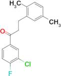 3'-chloro-3-(2,5-dimethylphenyl)-4'-fluoropropiophenone