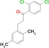 2',4'-dichloro-3-(2,5-dimethylphenyl)propiophenone