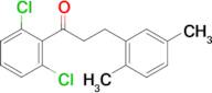 2',6'-dichloro-3-(2,5-dimethylphenyl)propiophenone