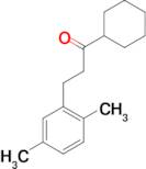 Cyclohexyl 2-(2,5-dimethylphenyl)ethyl ketone