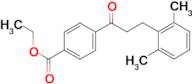 4'-carboethoxy-3-(2,6-dimethylphenyl)propiophenone