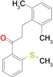 3-(2,6-dimethylphenyl)-2'-thiomethylpropiophenone