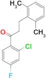 2'-chloro-3-(2,6-dimethylphenyl)-4'-fluoropropiophenone