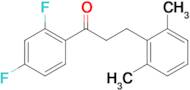2',4'-difluoro-3-(2,6-dimethylphenyl)propiophenone