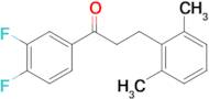 3',4'-difluoro-3-(2,6-dimethylphenyl)propiophenone