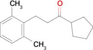 cyclopentyl 2-(2,6-dimethylphenyl)ethyl ketone