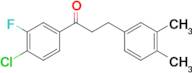 4'-chloro-3-(3,4-dimethylphenyl)-3'-fluoropropiophenone