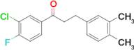 3'-chloro-3-(3,4-dimethylphenyl)-4'-fluoropropiophenone