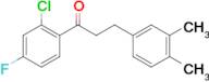 2'-chloro-3-(3,4-dimethylphenyl)-4'-fluoropropiophenone