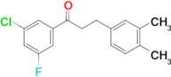 3'-chloro-3-(3,4-dimethylphenyl)-5'-fluoropropiophenone