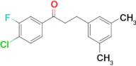 4'-chloro-3-(3,5-dimethylphenyl)-3'-fluoropropiophenone