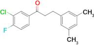 3'-chloro-3-(3,5-dimethylphenyl)-4'-fluoropropiophenone