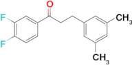 3',4'-difluoro-3-(3,5-dimethylphenyl)propiophenone