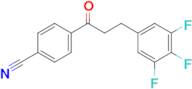 4'-cyano-3-(3,4,5-trifluorophenyl)propiophenone