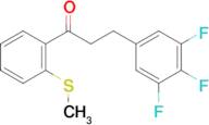 2'-thiomethyl-3-(3,4,5-trifluorophenyl)propiophenone